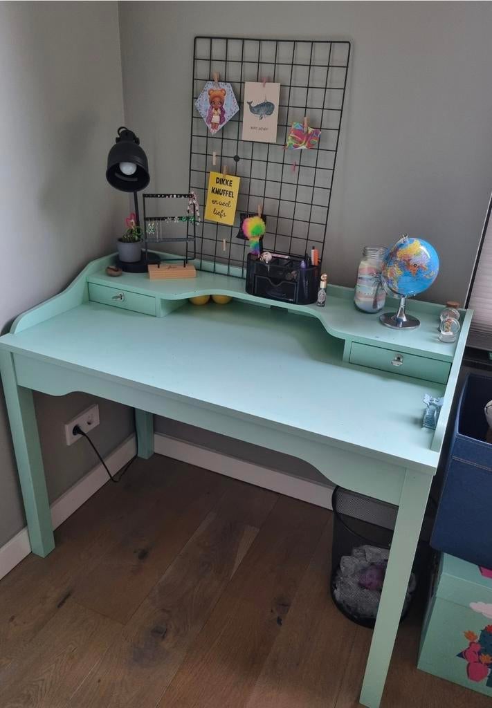 Leuk meiden bureau., Ophalen, Gebruikt, Hout, Kinderbureau