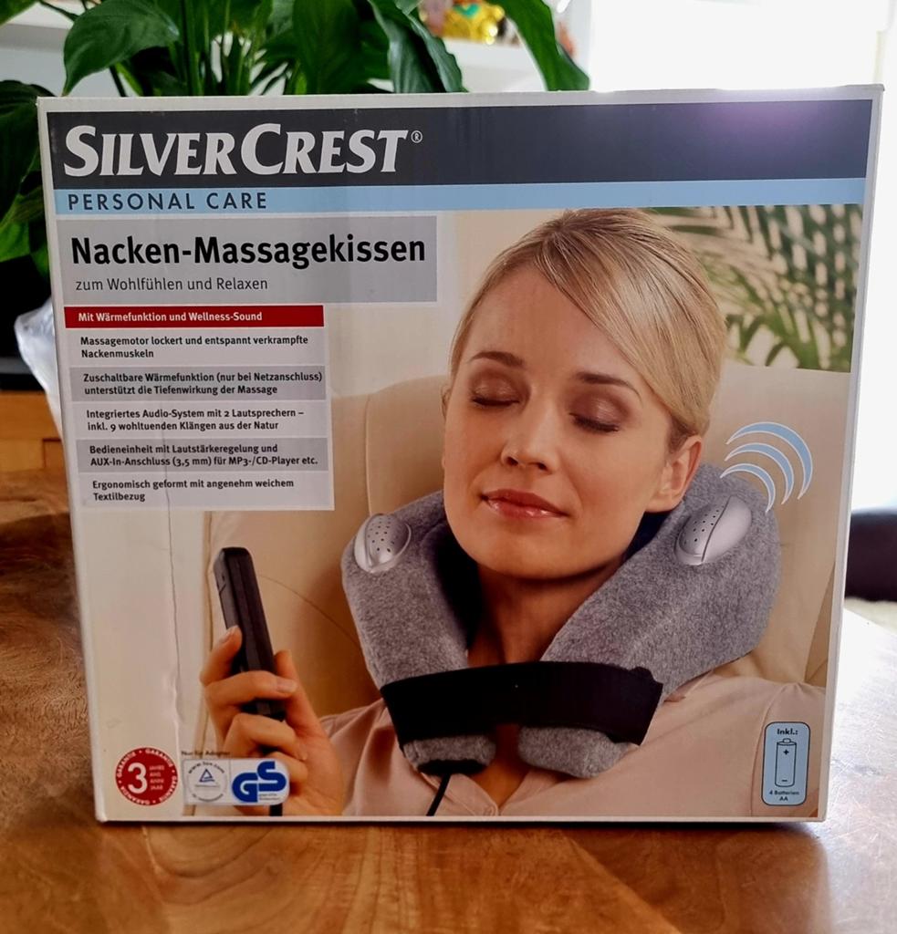 SilverCrest Personal Care nekmassagekussen, Ophalen of Verzenden, Nieuw, Massagestoel of Kussen