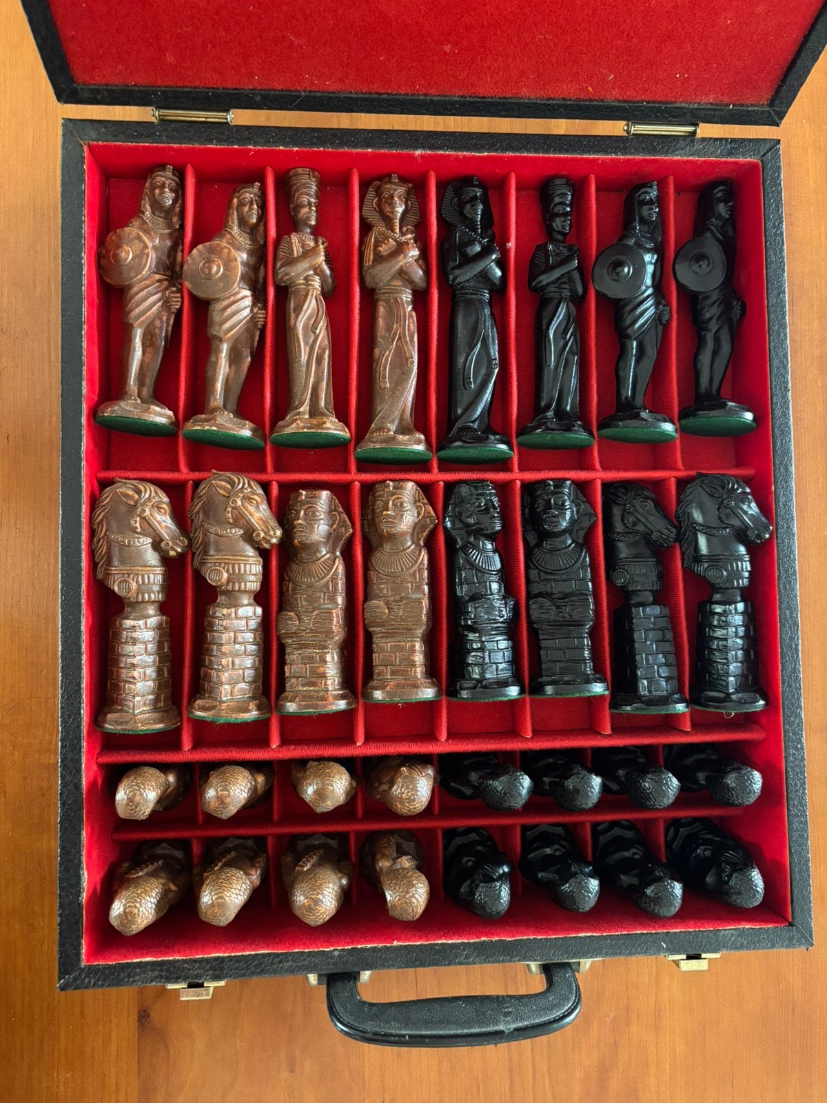 Zeldzame Egyptische / Farao schaakset 20e Eeuw, Ophalen of Verzenden, Zo goed als nieuw