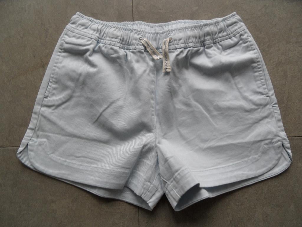 Lichtblauw short van J. Crew, maat 152 meisje, NIEUW!, Broek, Meisje, Nieuw, Ophalen of Verzenden