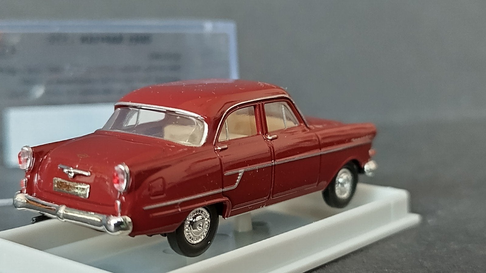 Opel Kapitan Rood 1:87 H0 Brekina Pol, Hobby en Vrije tijd, Modelauto's | 1:87, Auto, ., Nieuw, Ophalen of Verzenden