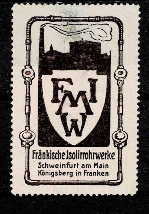 sluitzegel Duitsland FMIW, Ophalen of Verzenden, Overige thema's