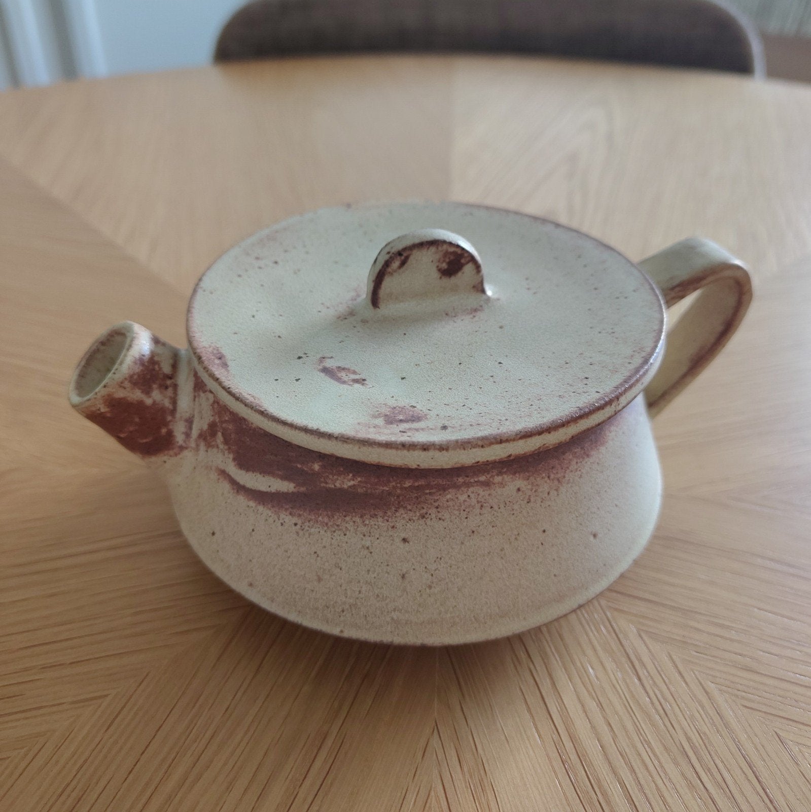 Handgemaakte Japandi theepot, Antiek en Kunst, Ophalen of Verzenden