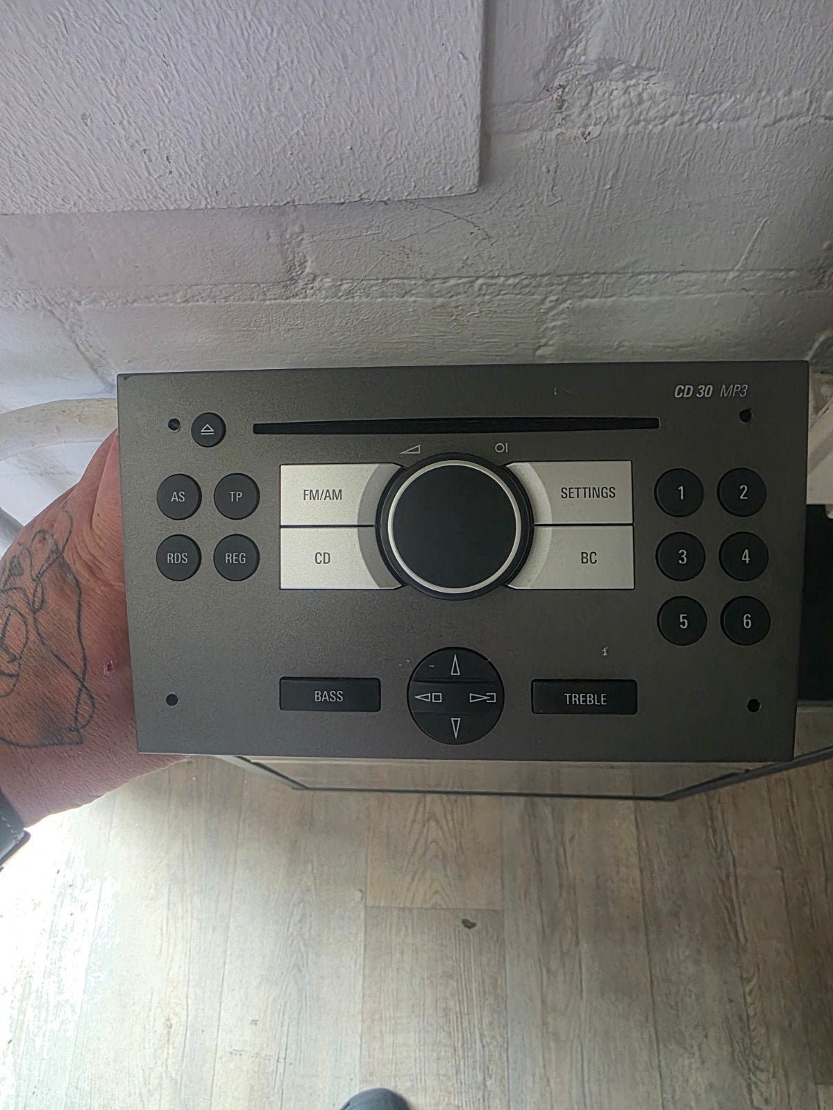 Originele Opel autoradio CD 30 MP3 - Meriva 2008, Ophalen, Gebruikt