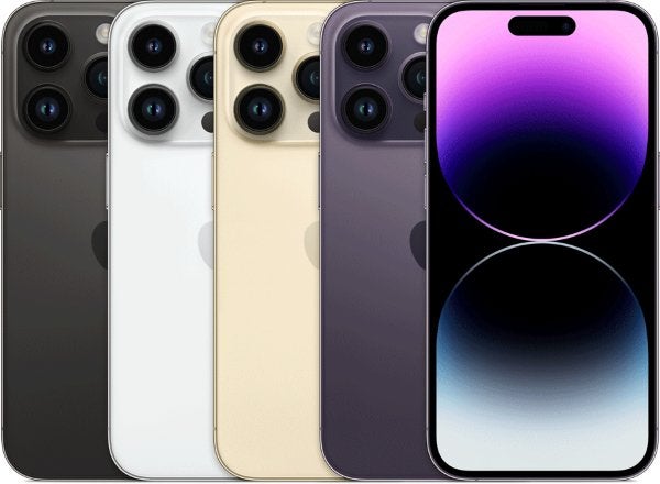 Apple iPhone 14 Pro Max – premium smartphone met groot scher, Niet ingevuld, 128 GB, Apple, Paars