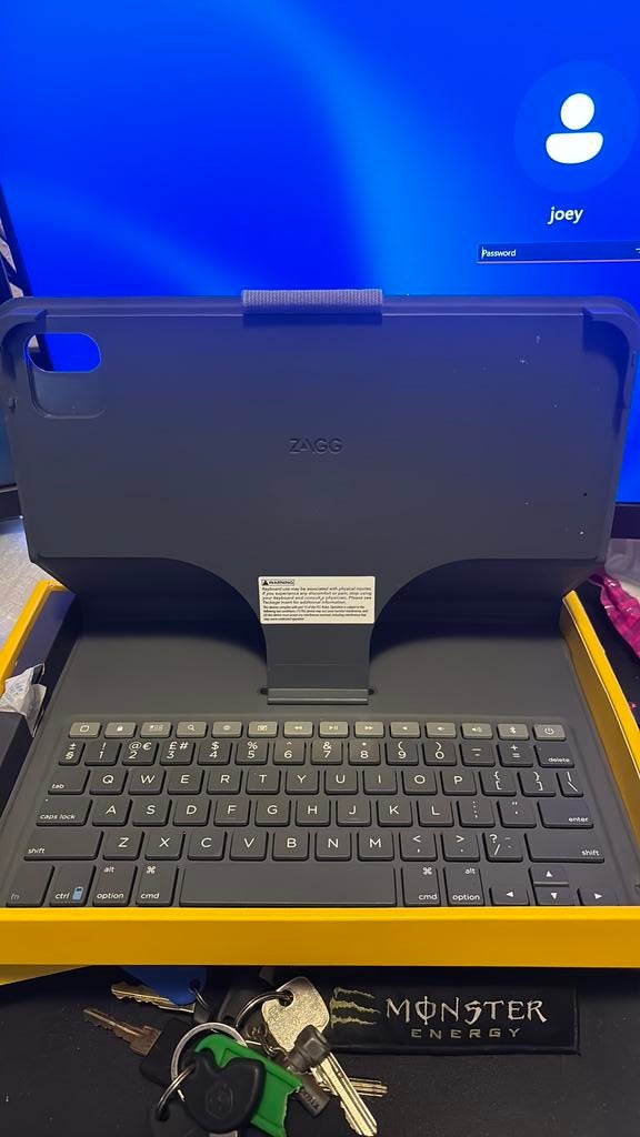 Zagg messenger folio 2 ipad hoes met toetsenbord, Computers en Software, Tablet-hoezen, Ophalen of Verzenden, Zo goed als nieuw