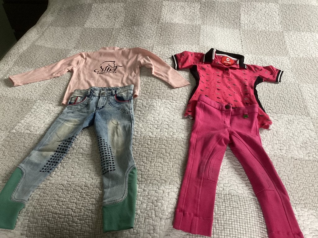 2 sets paardrijkleding voor meisje, Gebruikt, Kinderen, Red Horse, Overige typen