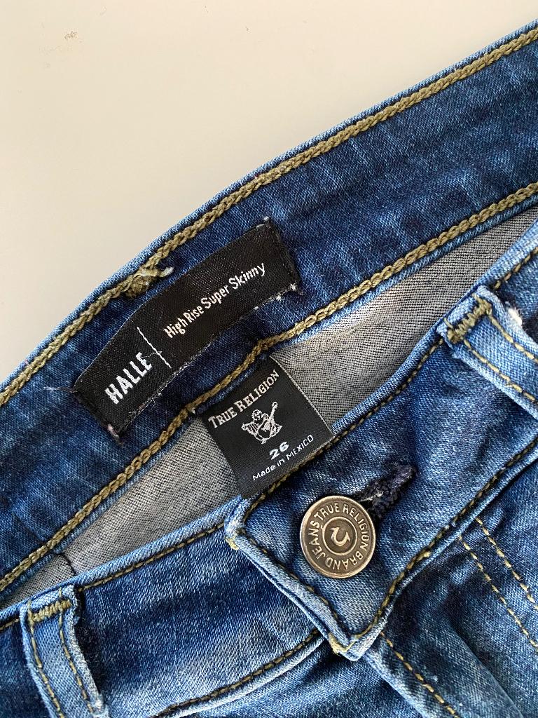 Jeans 26. Halle True Religion Brand Jeans, Blauw, Halle Brand Jeans, Ophalen of Verzenden, Zo goed als nieuw