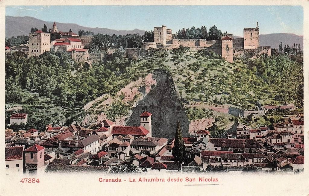 703-259-039 Granada La Alhambra Desde San Nicolas, Verzenden, Voor 1920, Spanje