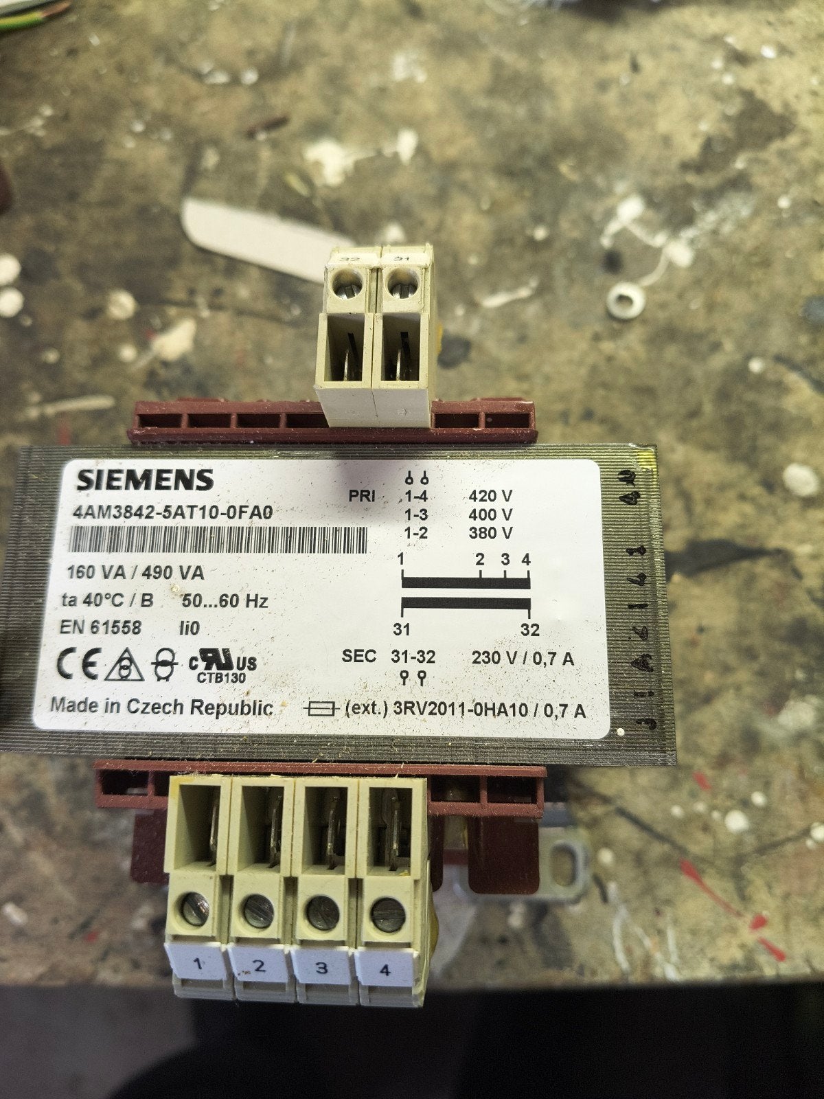 Te koop Siemens transformator 380 naar 220 volt, Computers en Software, Netwerkkaarten, Ophalen of Verzenden, Nieuw