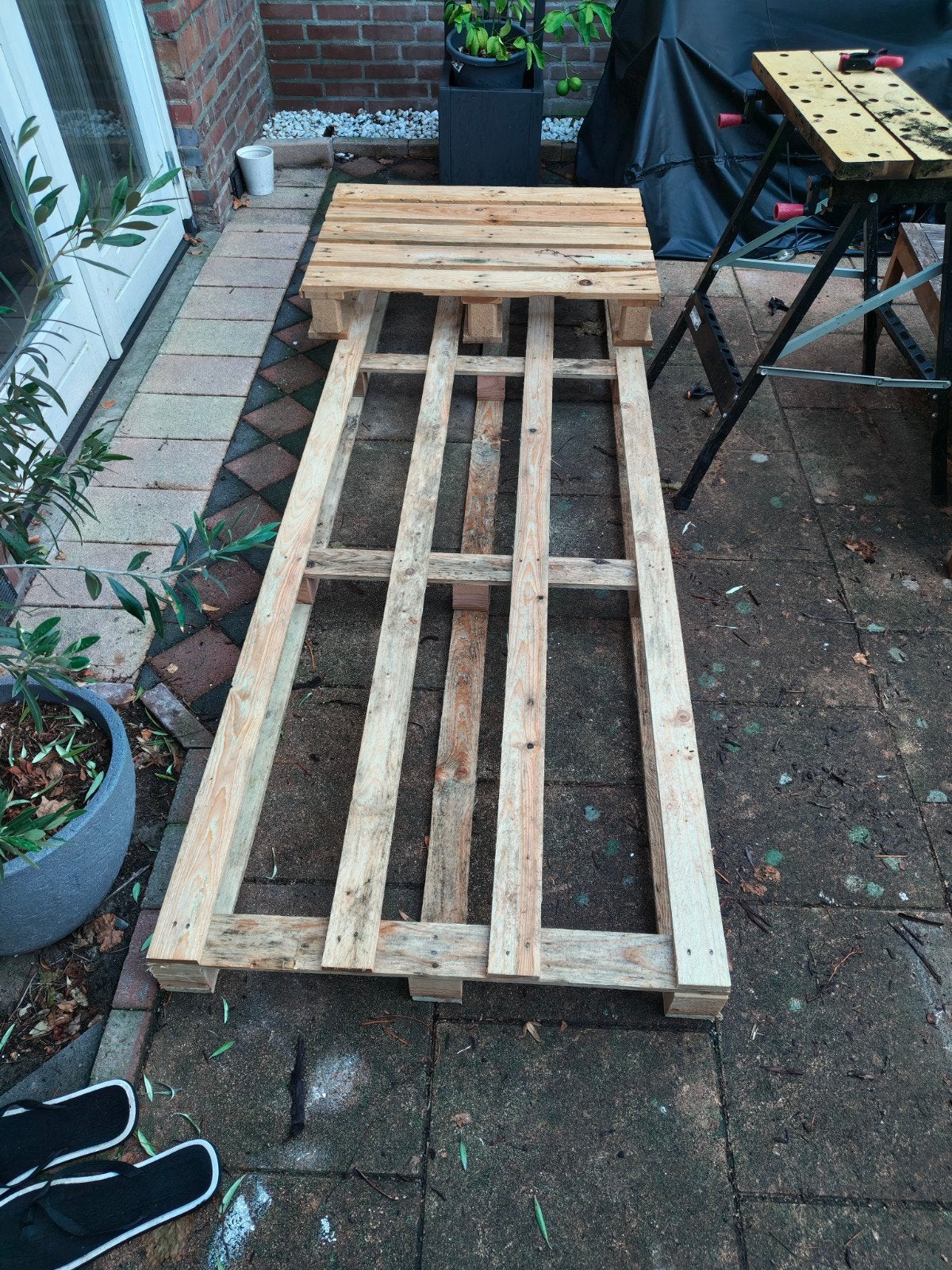 Houten Pallets voor Diverse Projecten, Ophalen, Gebruikt, 200 tot 250 cm, 50 mm of meer