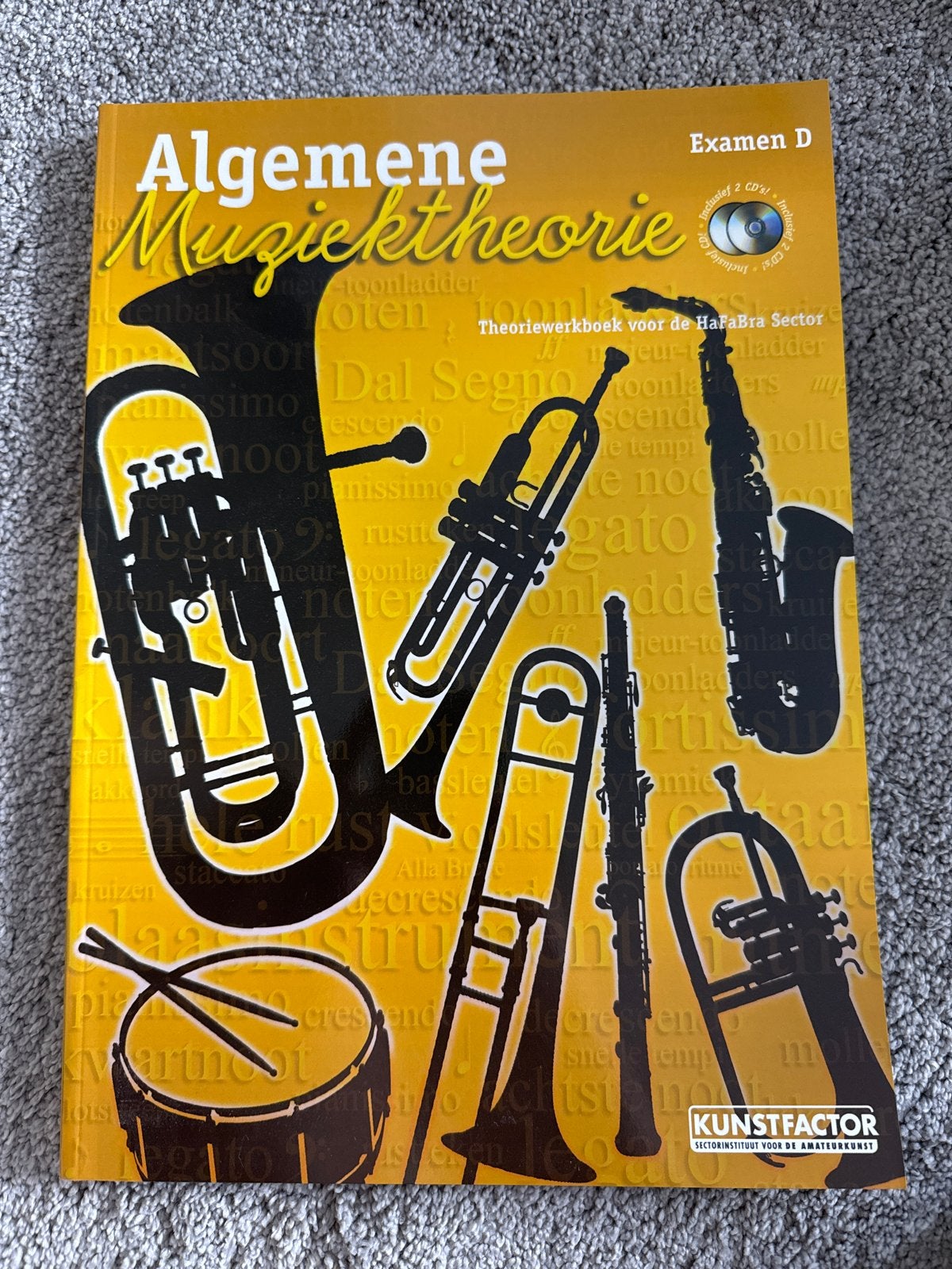 Algemene Muziektheorie Examen D - Theorieboek HAFABRA, Ophalen, Nieuw, Algemeen
