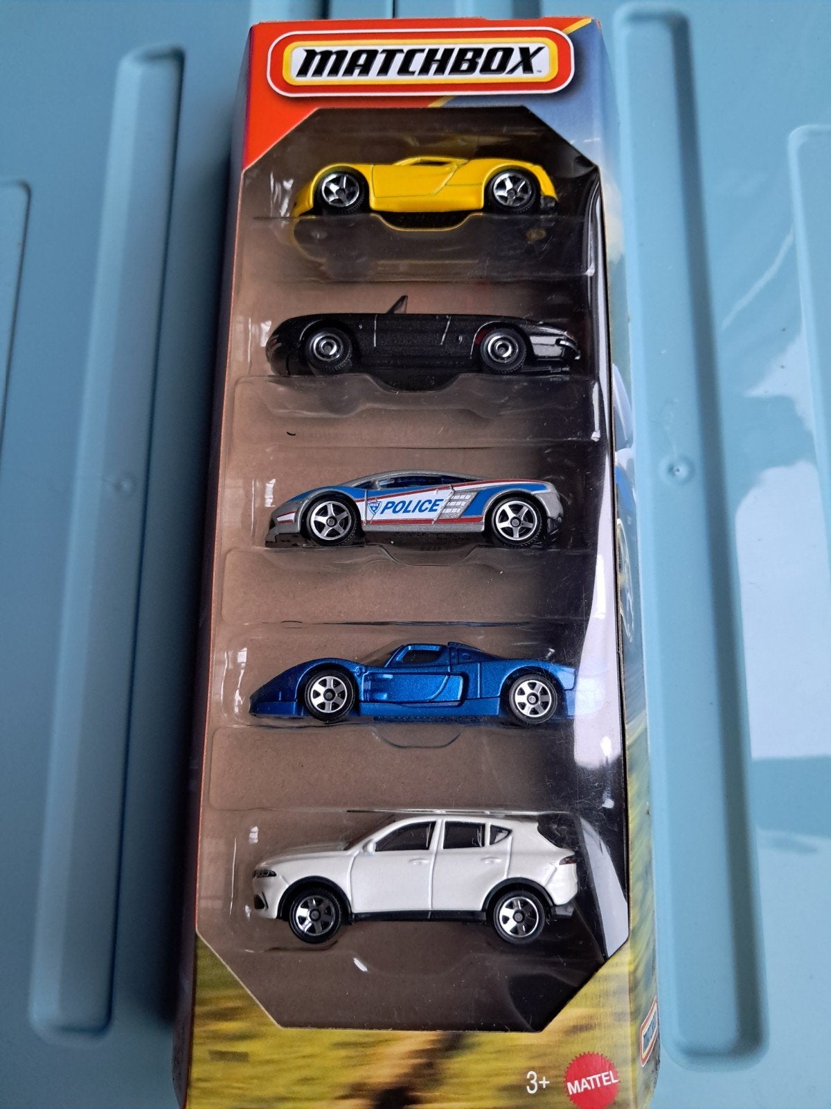 Matchbox Italian Roads 5 pack Alfa Romeo Lamborghini Maserat, Ophalen of Verzenden, Nieuw, Auto