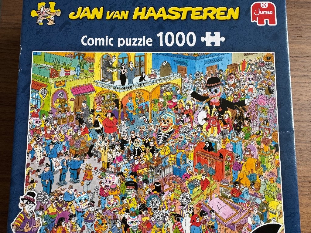 6x puzzel 1000 stukjes, 2x Wasgij & 4x v. Haasteren, Ophalen, 500 t/m 1500 stukjes, Zo goed als nieuw