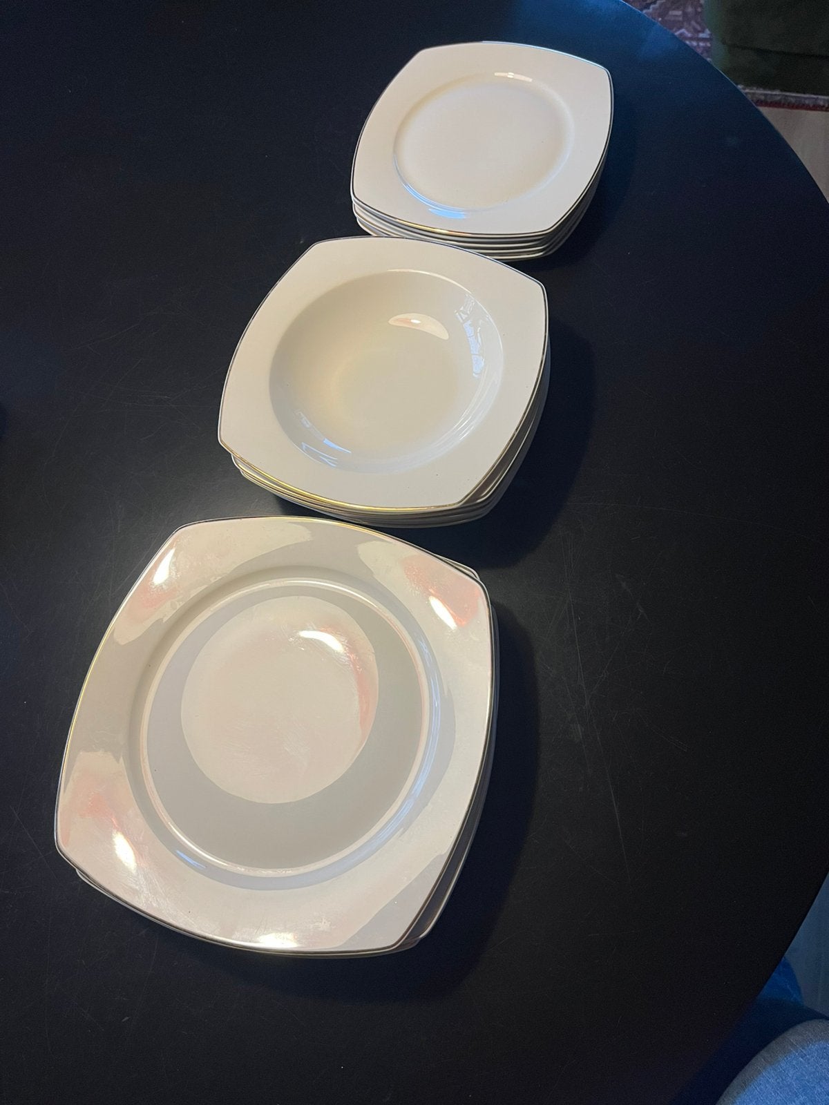 Servies 6 persoons, Ophalen, Zo goed als nieuw, Crème, Overige typen