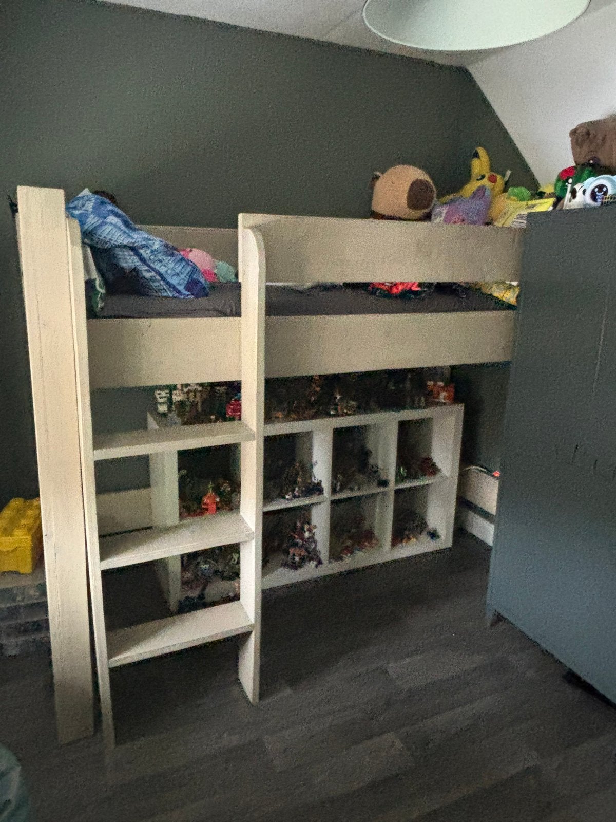 Hoogslaper van steigerhout, Ophalen, Gebruikt, Eenpersoons, 160 tot 180 cm