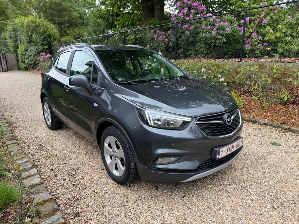 Opel Mokka X 2017, Auto's, Opel, Automaat, Euro 5, Stof, Zwart