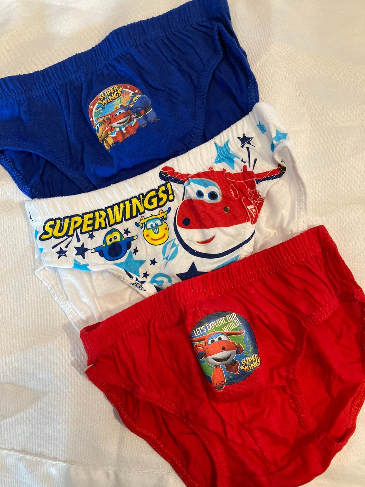 Nieuw 3 pack super wings slips / onderbroek maat 116/128, Ophalen of Verzenden, Nieuw, Jongen, Nacht- of Onderkleding