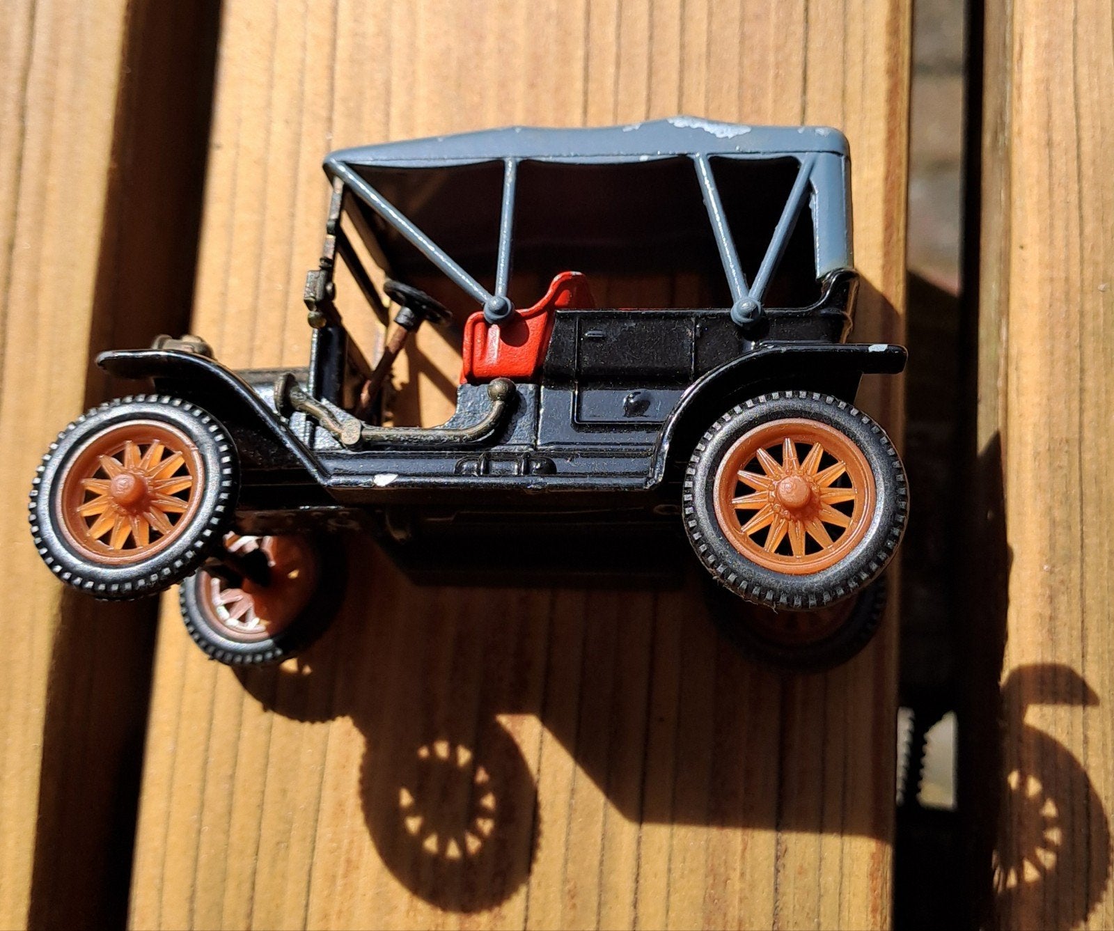 Vintage Gama 1908 Ford T Model en Worthington & Co wagen, Hobby en Vrije tijd, Ophalen of Verzenden, Gebruikt, Auto, Gama