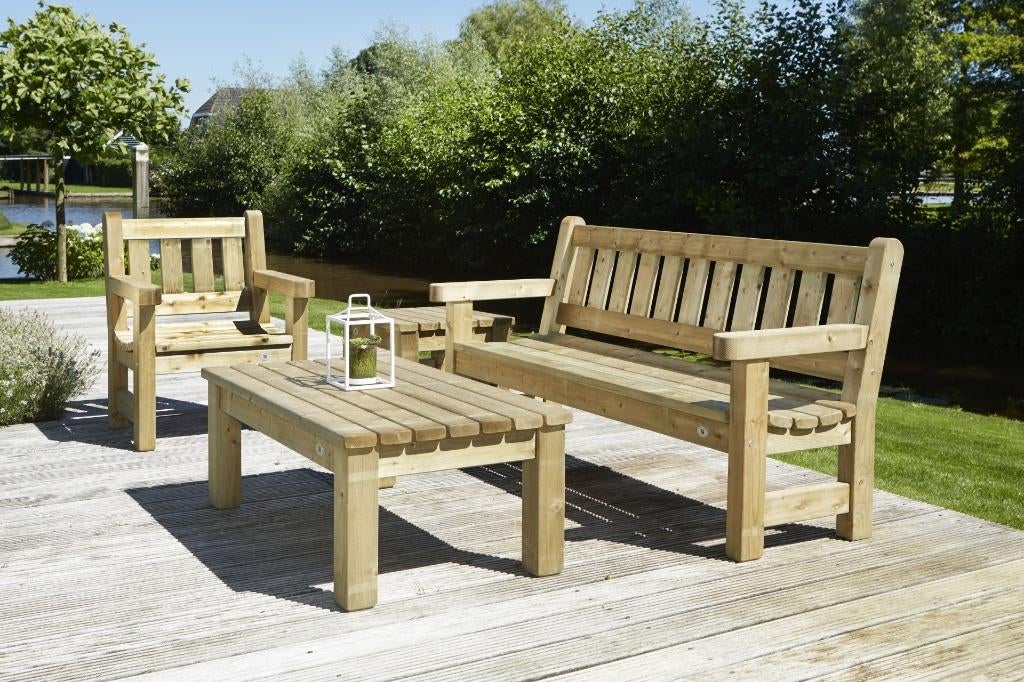 picknicktafels / parkbanken etc., Ophalen of Verzenden, Nieuw, Vierkant, Hout