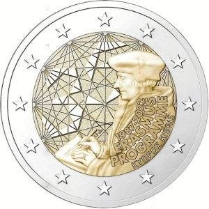 2 Euro Cyprus 2022 - 35 jaar Erasmus Programma - UNC, Postzegels en Munten, Munten | Europa | Euromunten, Verzenden, Cyprus, 2 euro