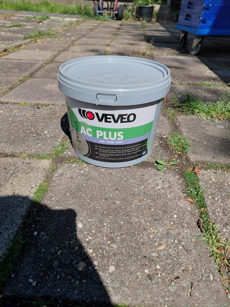 VEVECO AC PLUS Muurverf - 5L, Doe-het-zelf en Verbouw, Verf, Beits en Lak, Ophalen