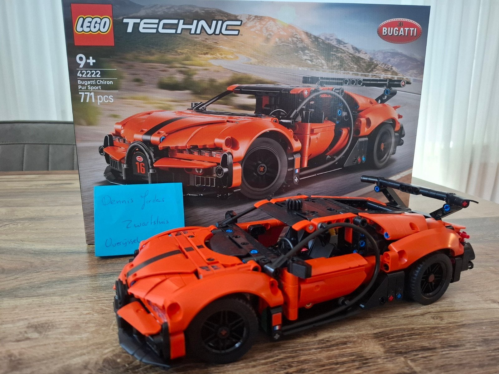 Lego Technic, set 42222 Bugatti Chiron Pur Sport hypercar, Kinderen en Baby's, Speelgoed | Duplo en Lego, Ophalen of Verzenden