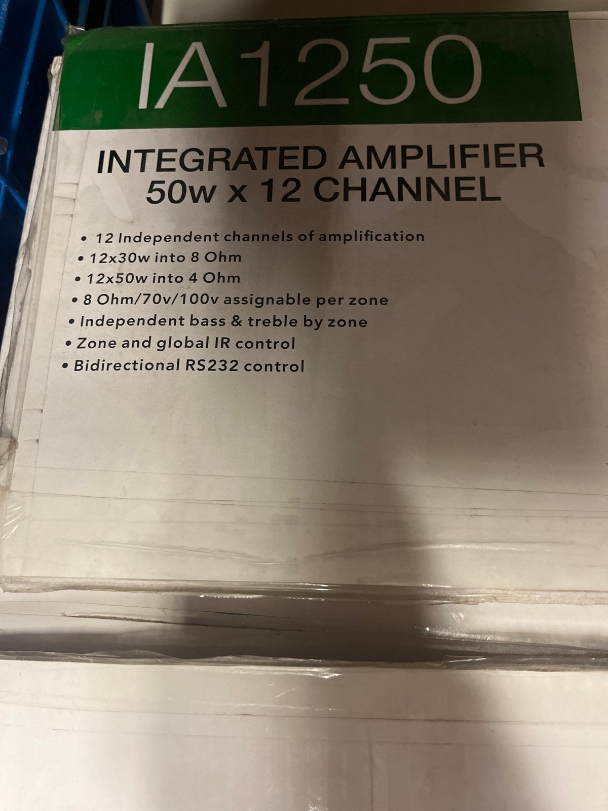 IA1250 Geïntegreerde Versterker 50W x 12 Kanaals, Overige systemen, Nieuw, 120 watt of meer, Ophalen