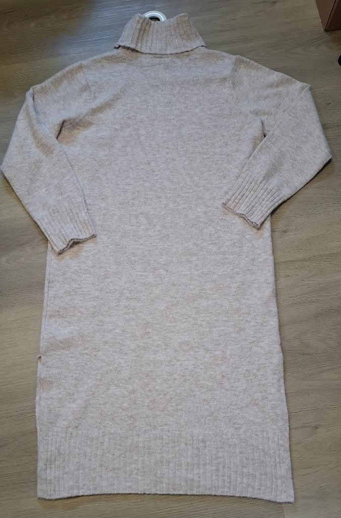 Noisy May Lange Beige Trui Jurk XL, Kleding | Dames, Beige, Maat 46/48 (XL) of groter, Nieuw, Ophalen of Verzenden