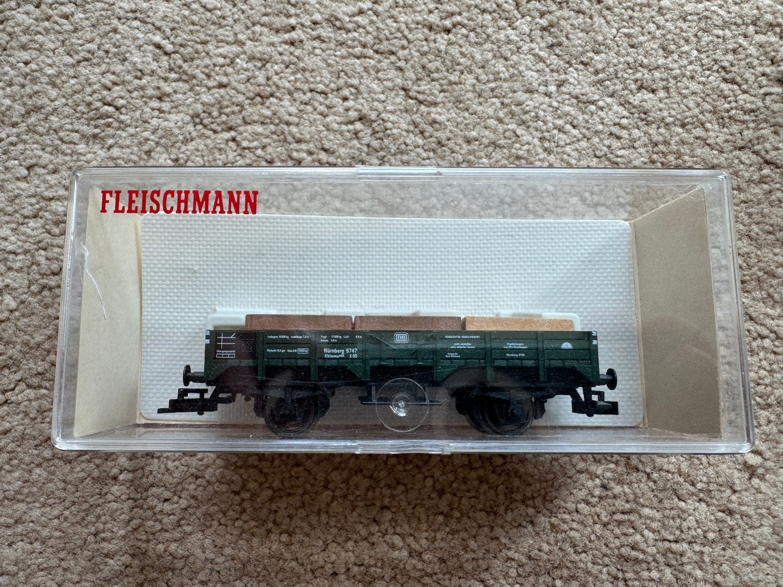 Fleischmann platte wagen, 5202, Gelijkstroom, Fleischmann, Wagon, Ophalen of Verzenden