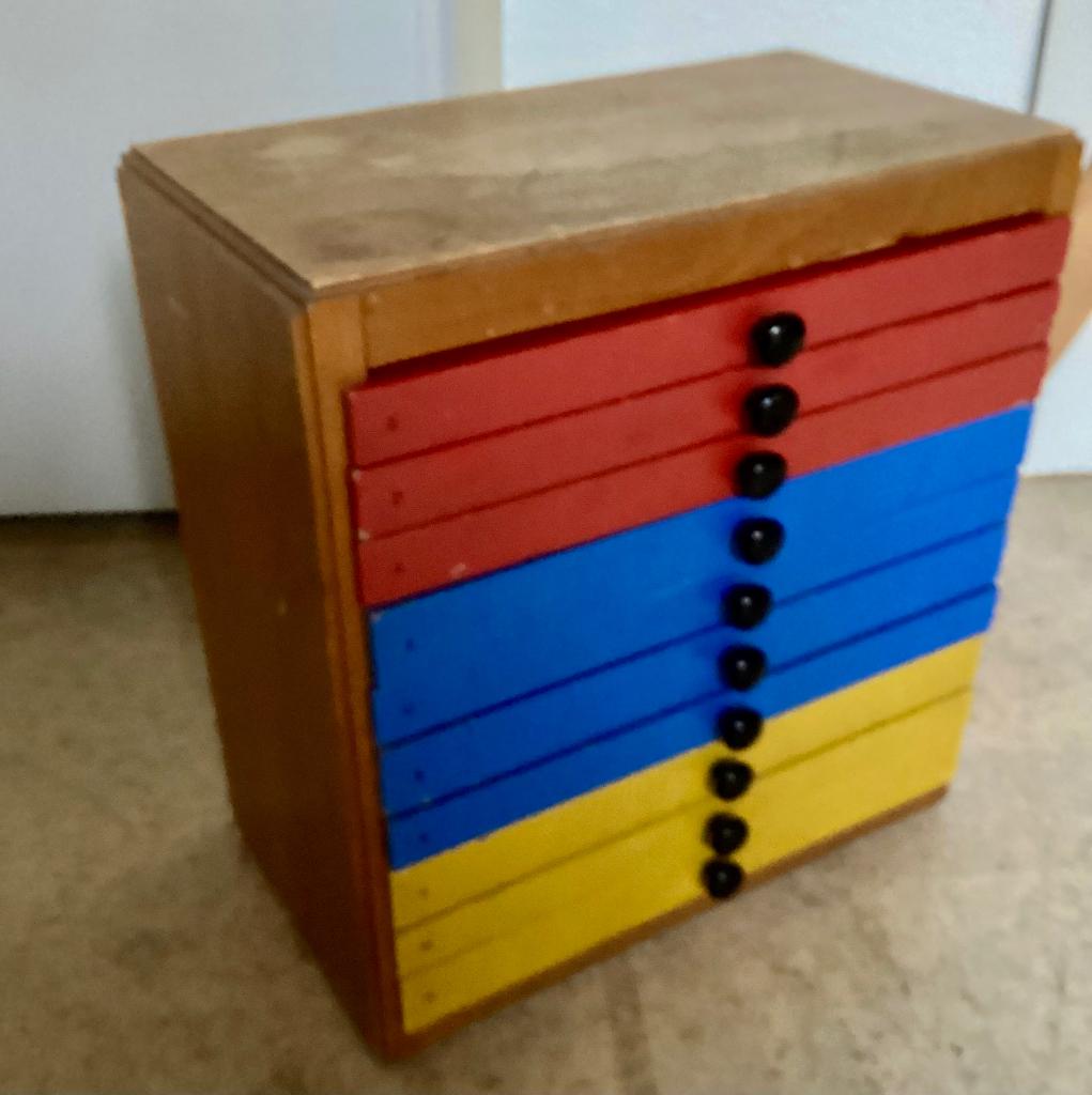 Vintage leermiddel rekenen, breuken, school, breukenkast com, Kinderen en Baby's, Speelgoed | Educatief en Creatief, Ophalen of Verzenden