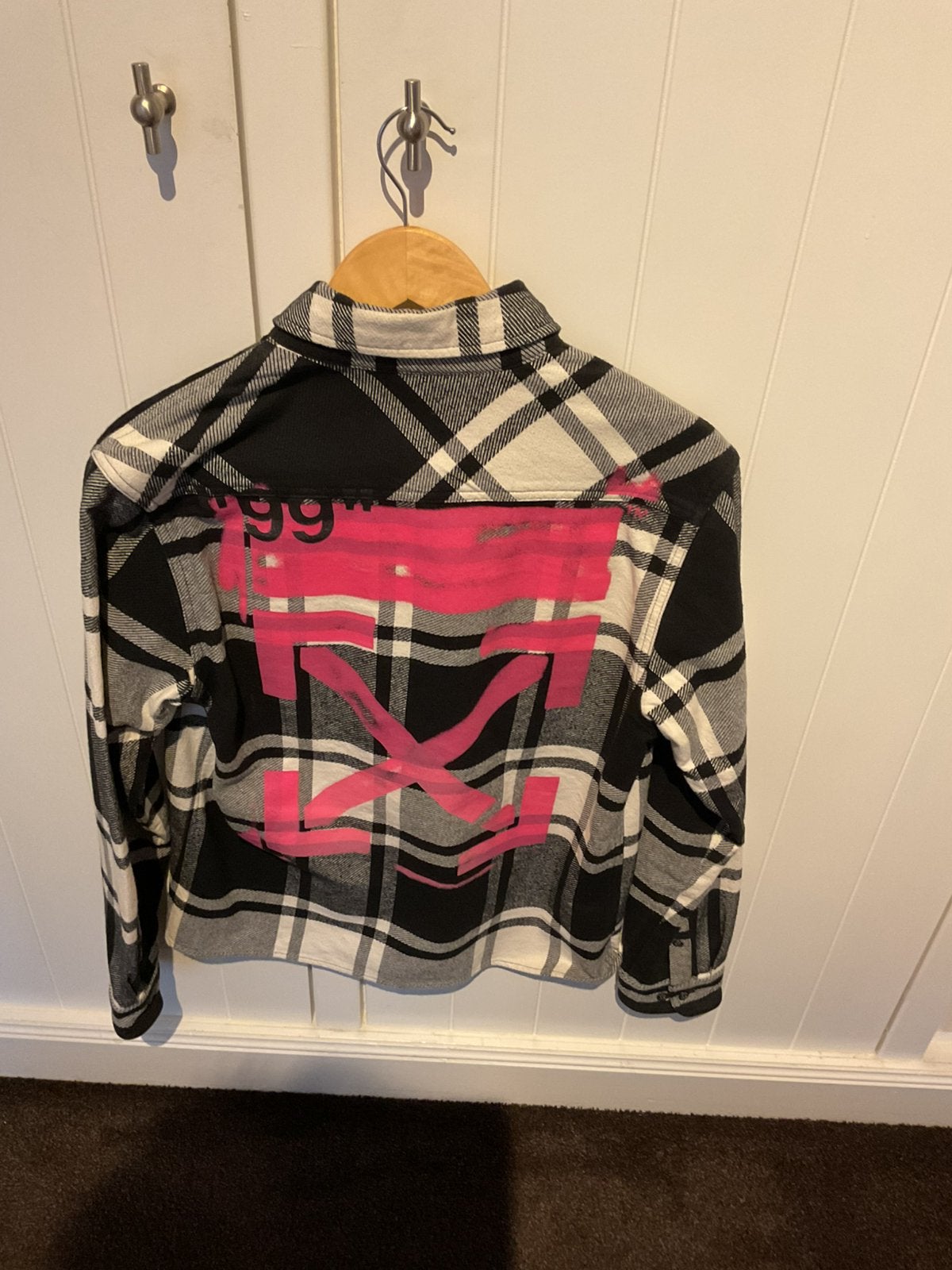 Off-White heren blouse jasje maat M, Ophalen of Verzenden, Zo goed als nieuw, Zwart, Overige halswijdtes