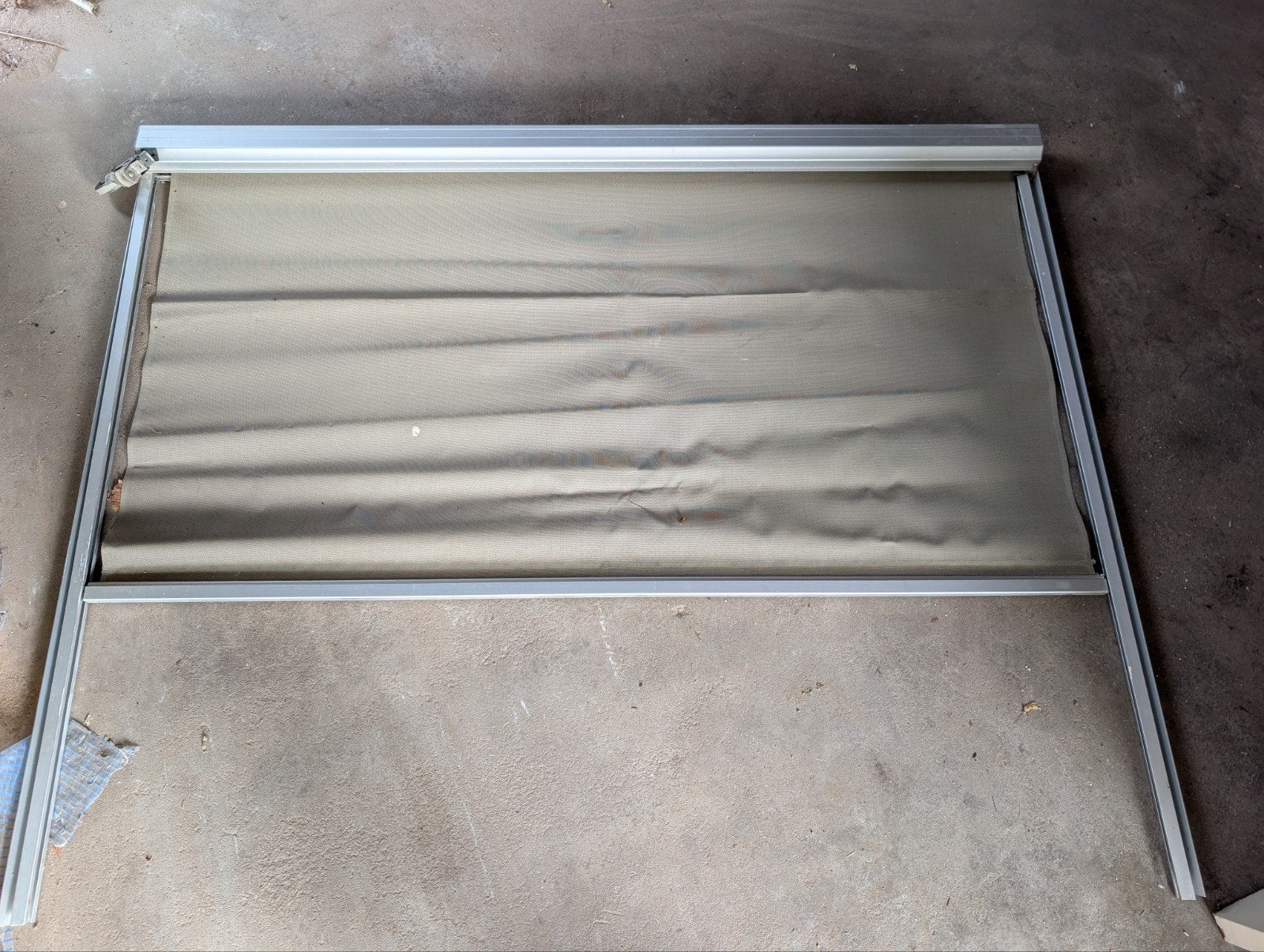 zonwering screen 165x130, Ophalen