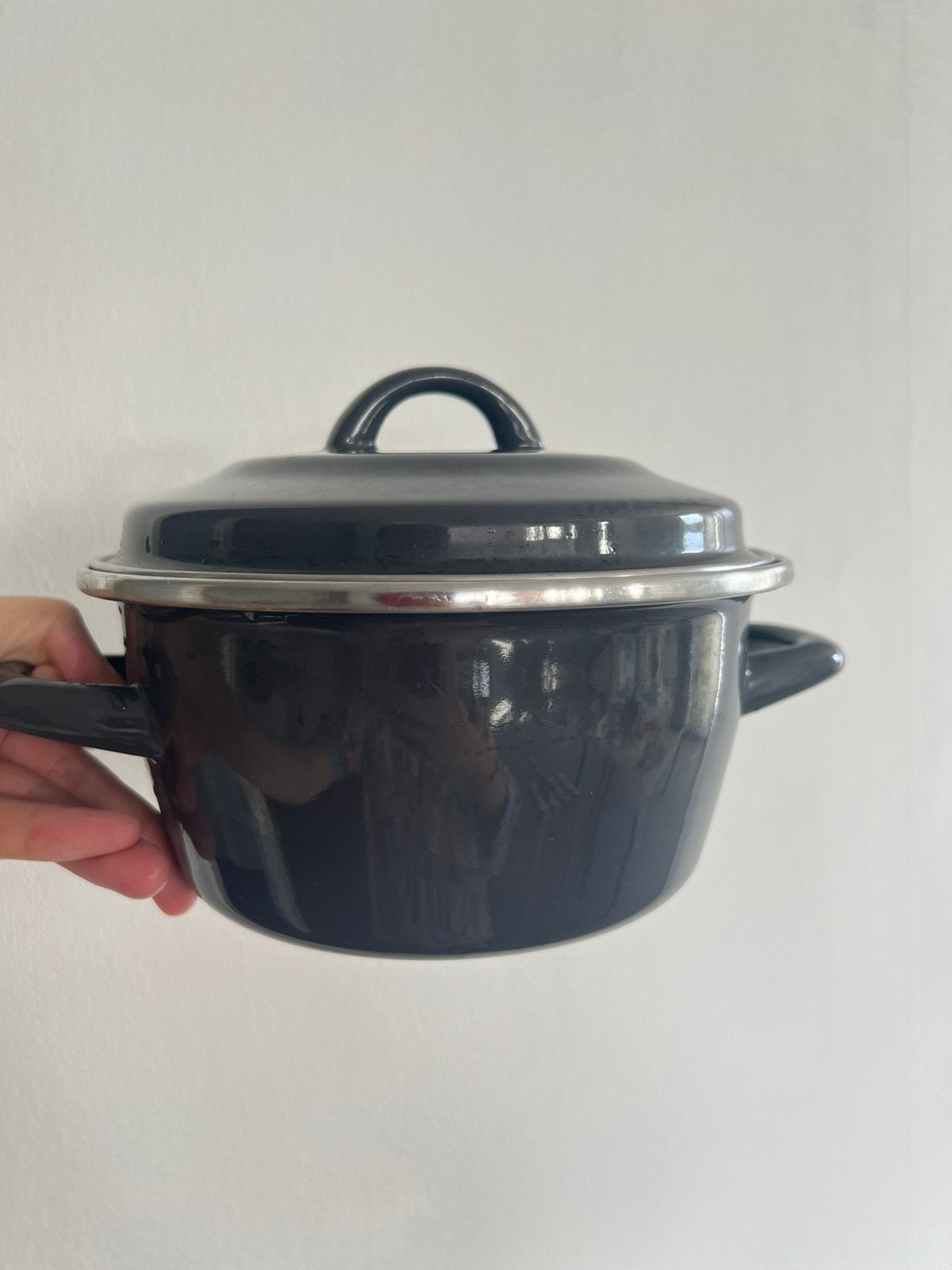 BK Fortalit enamel pot (20 cm), Ophalen, Zo goed als nieuw