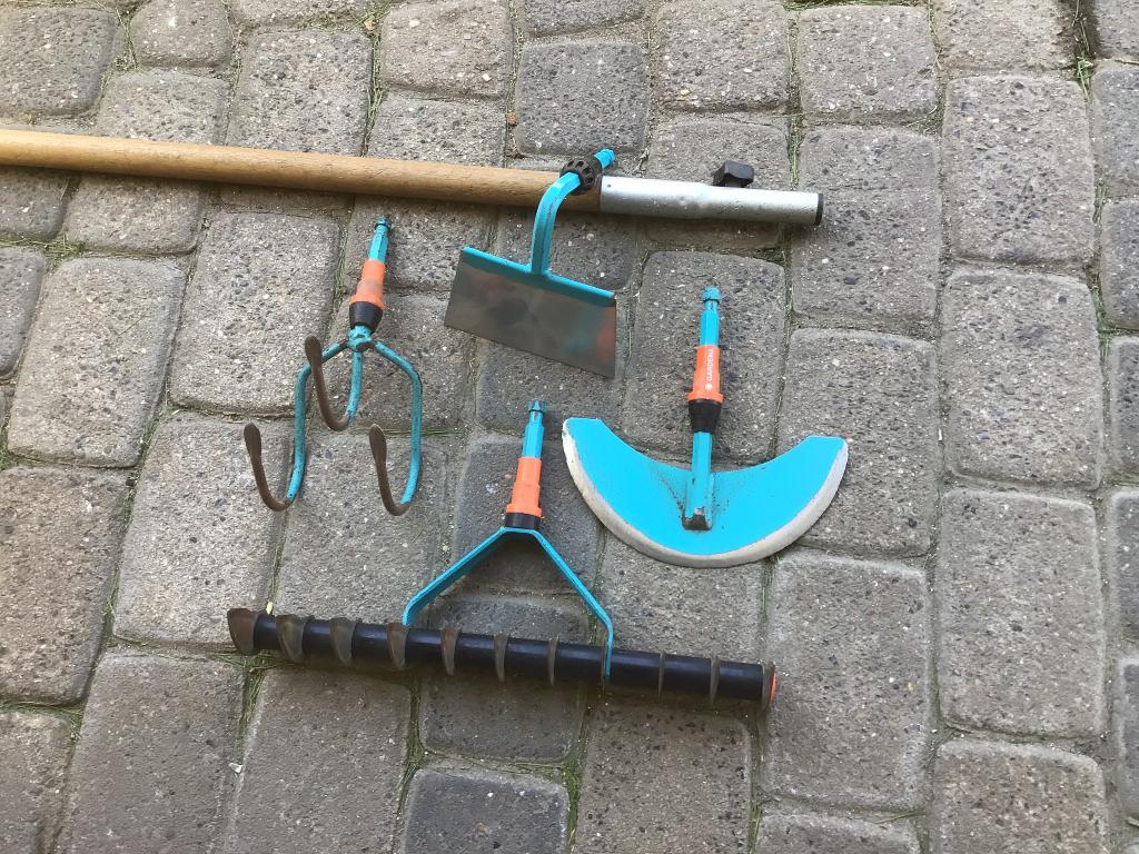 Gardena tuingereedschap, Ophalen, Gebruikt, Schop, GARDENA