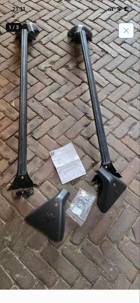 Originele Peugeot 3008 dakdragers, Ophalen, Zo goed als nieuw