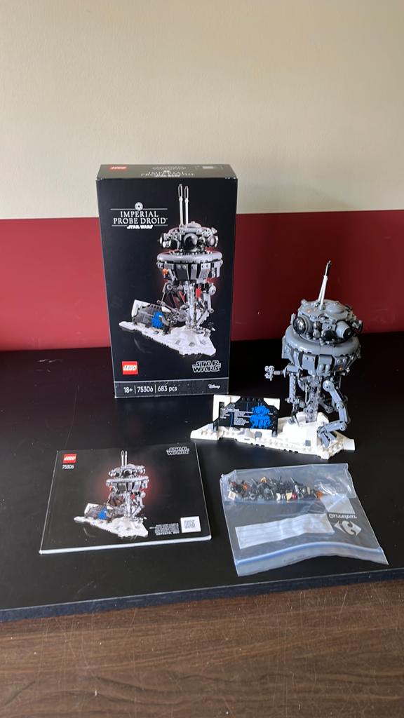 Lego Star Wars 75306 Imperial Probe Droid, Ophalen, Zo goed als nieuw, Complete set, Lego