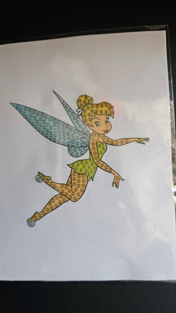 Disney years of wonder diamond paint sticker 056 Tinkerbell, Ophalen of Verzenden