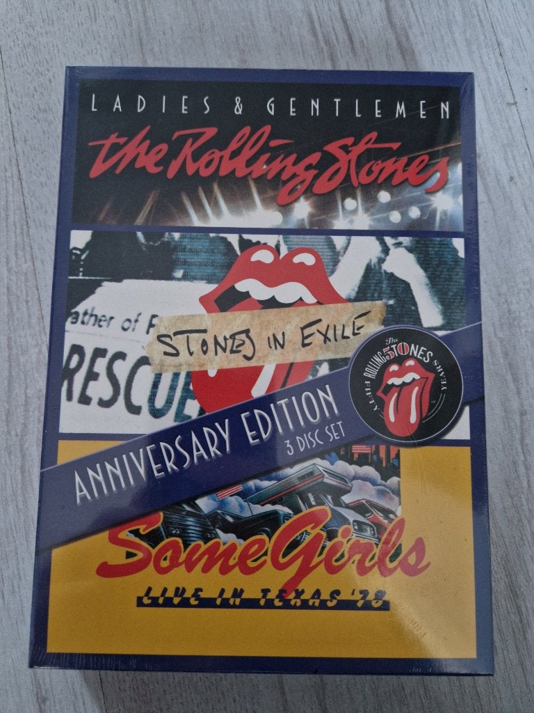 DVD Rolling Stones Ladies & Gentleman/In Exile/Some Girls, Cd's en Dvd's, Dvd's | Muziek en Concerten, Alle leeftijden, Ophalen