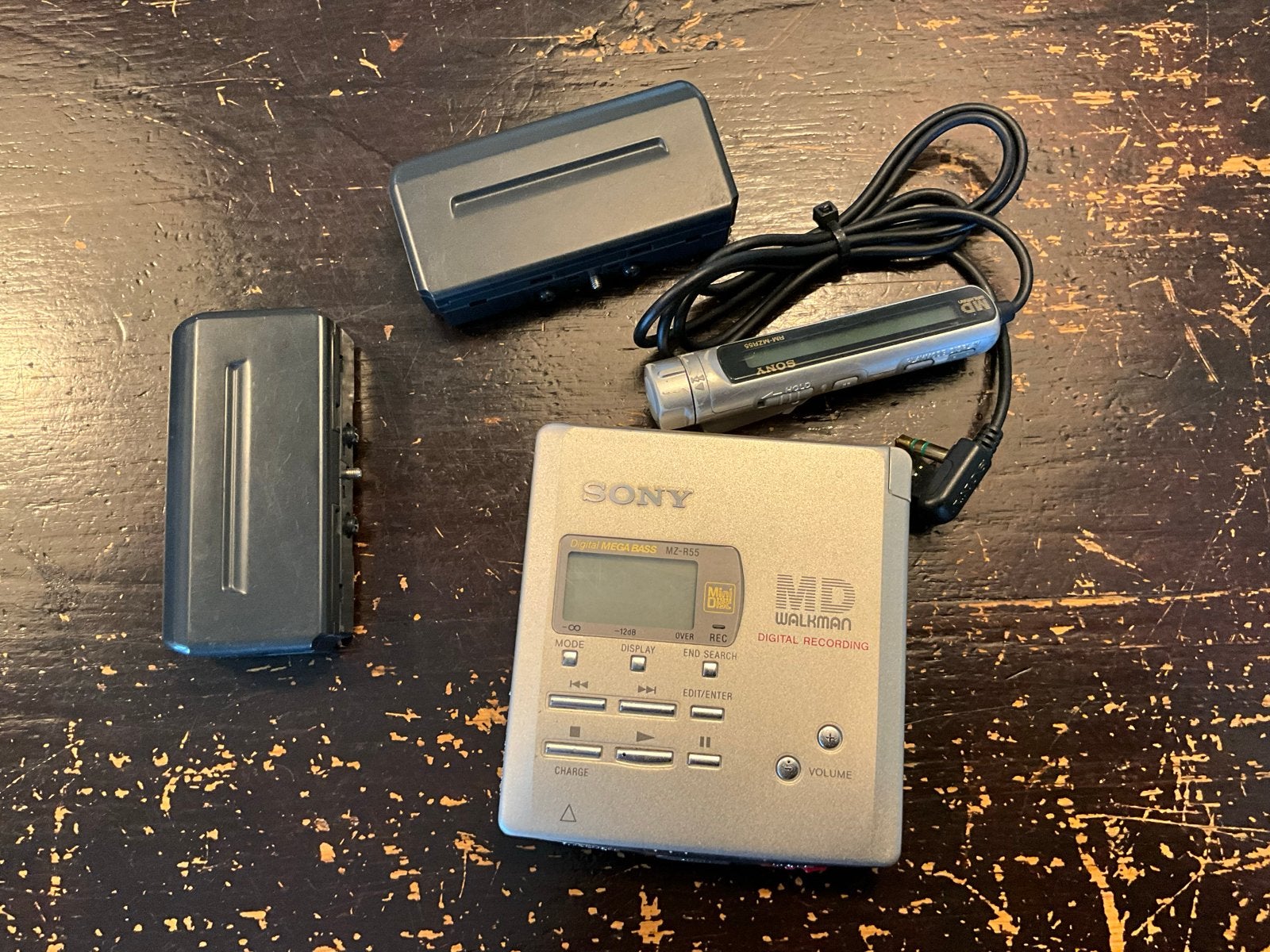 Sony MZ-R55 MD Walkman Digital Recording Minidisc-speler, Ophalen of Verzenden, Minidisc-recorder