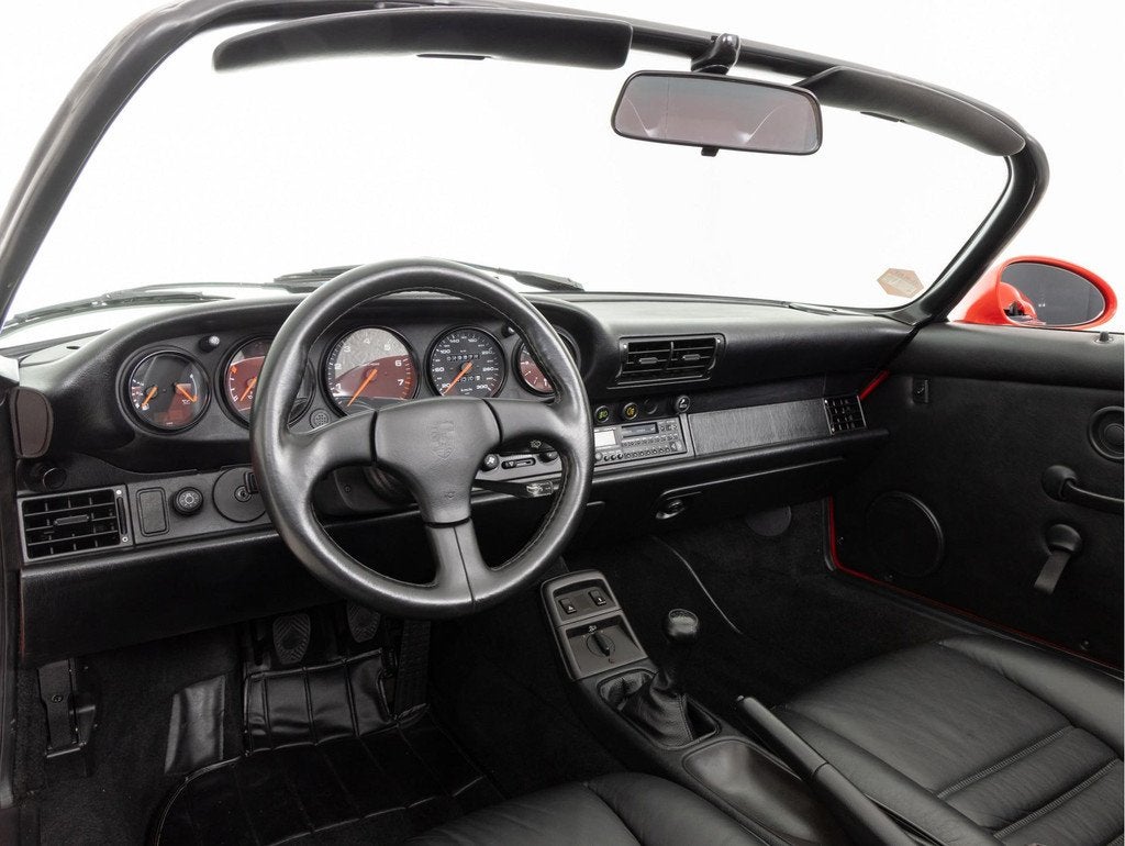 Porsche 911 964 Speedster, Auto's, Zwart, Cabriolet, Bedrijf, 3600 cc