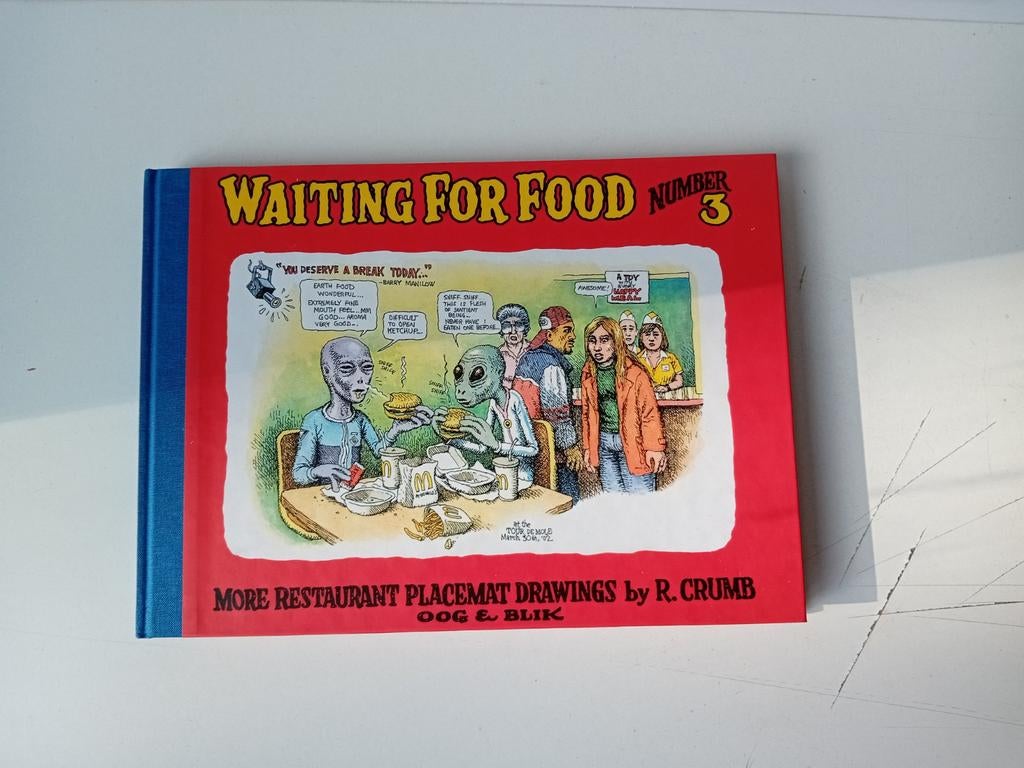 Robert Crumb, Waiting for food #3. (More placemat drawings), Boeken, Strips | Comics, Eén comic, Ophalen of Verzenden, Zo goed als nieuw