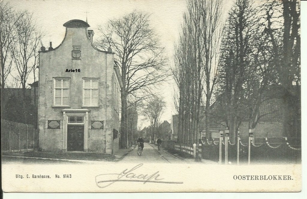 Oosterblokker, Verzenden, Voor 1920, Gelopen, Noord-Holland