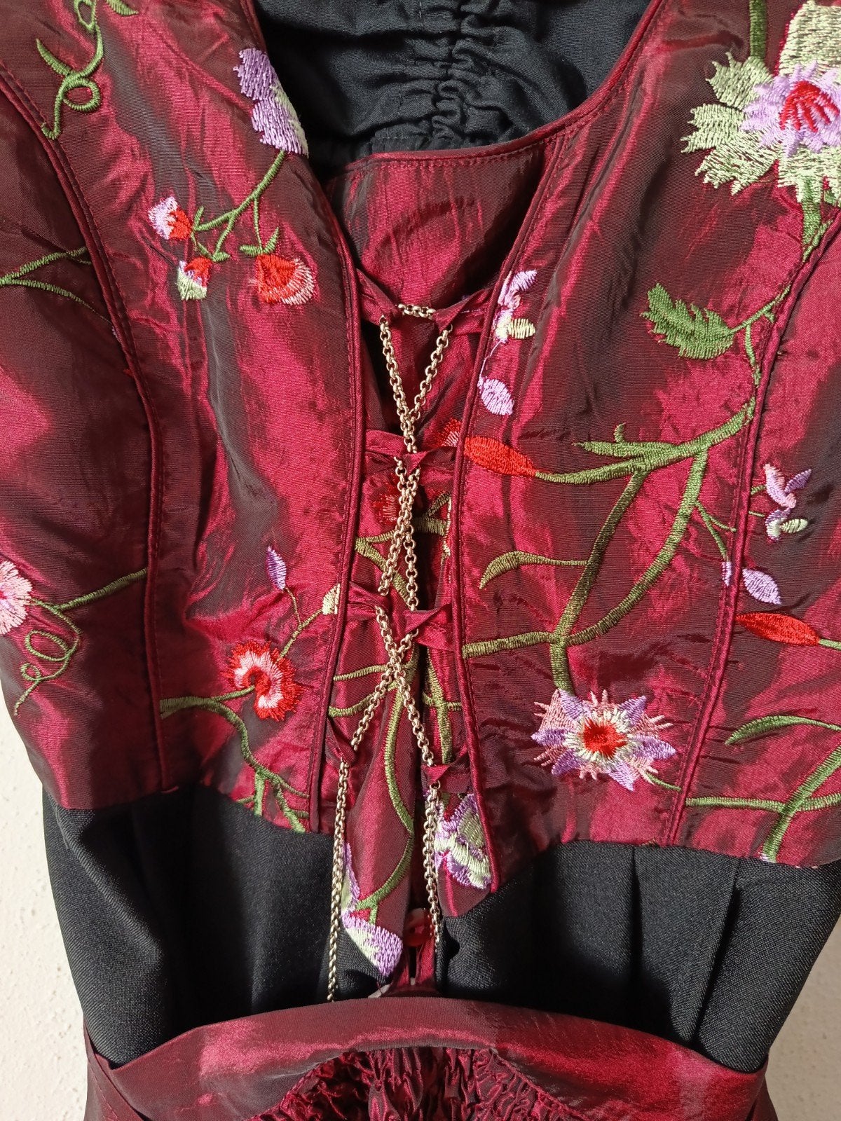 Prachtige Dirndl met bloemenborduursel, maat 46, Kleding | Dames, Meerkleurig, Maat 46/48 (XL) of groter, Ophalen of Verzenden