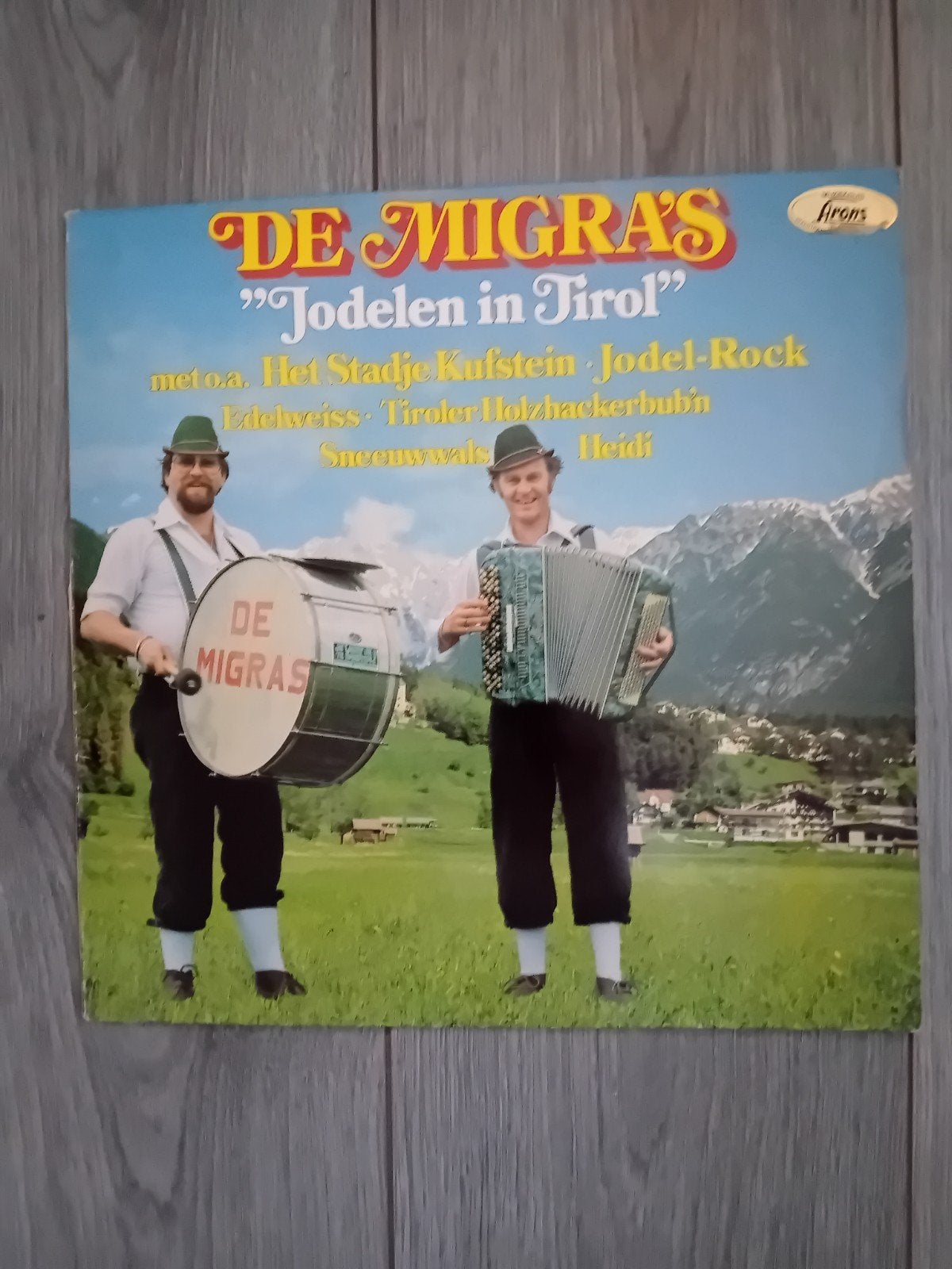 De Migra's - Jodelen in Tirol LP (Volksmuziek), Cd's en Dvd's, LP, Gebruikt, Ophalen of Verzenden, 12 inch
