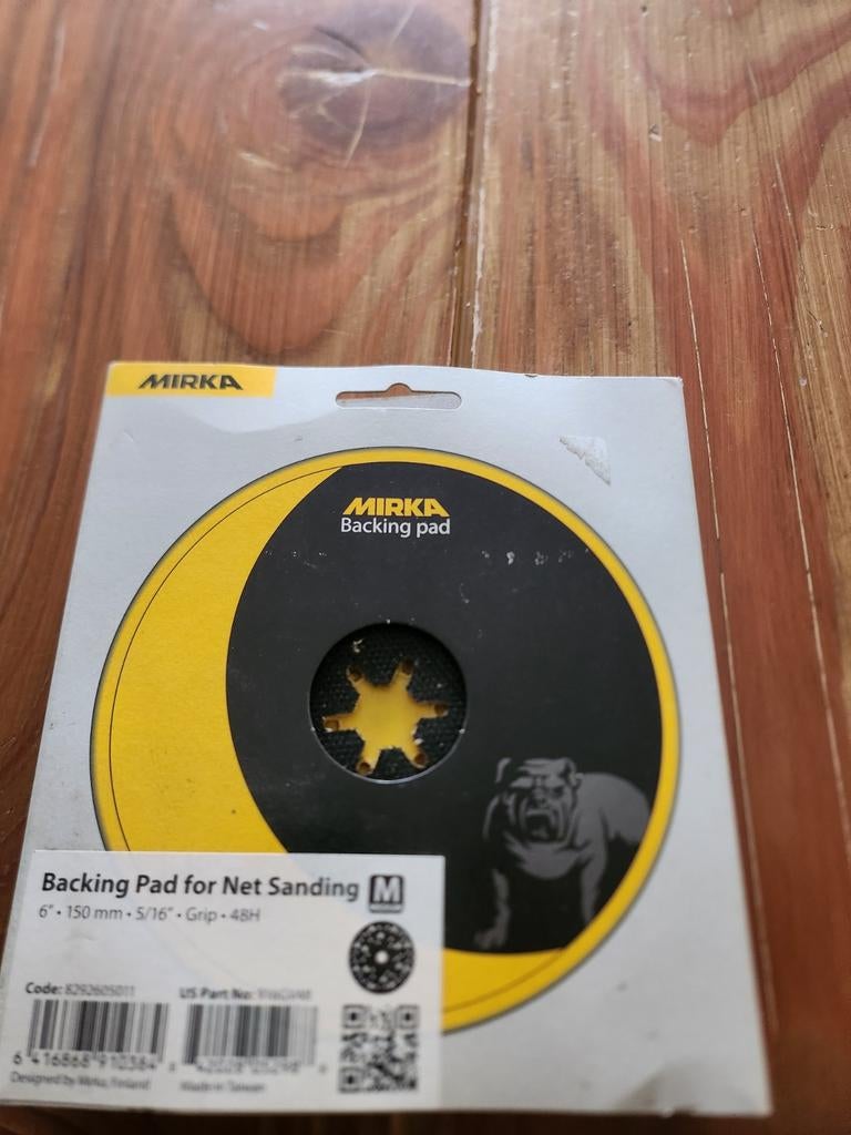 Mirka steunschijf nieuw schuurzool, Ophalen of Verzenden, Nieuw, 1200 watt of meer