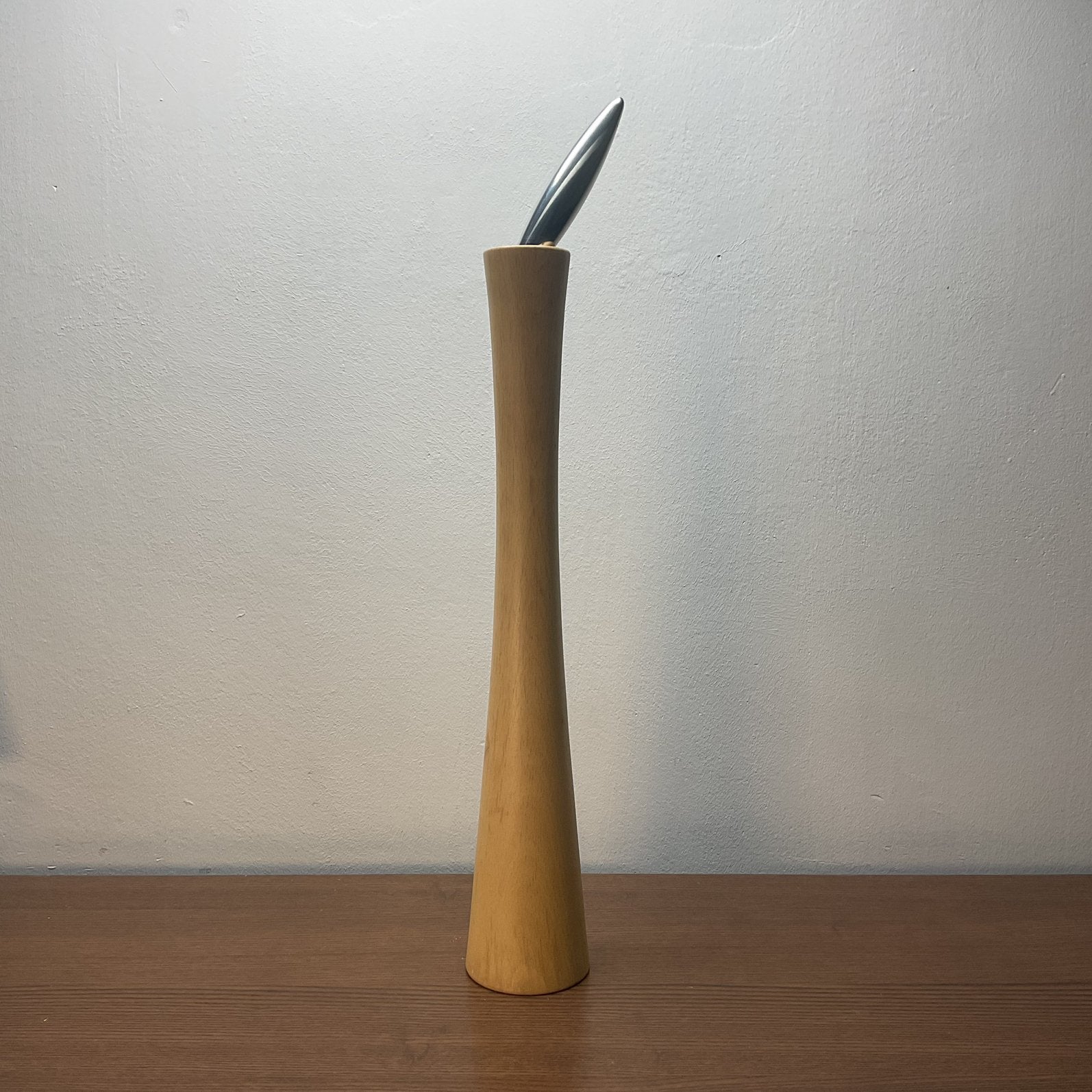 Alessi Twergi Pepermolen 60cm van gebleekd beukenhout, Ophalen of Verzenden, Gebruikt
