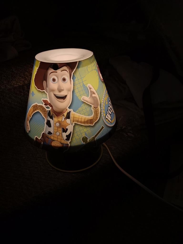 Toy Story Woody & Buzz Nachtlampje, Ophalen of Verzenden, Gebruikt, Lamp