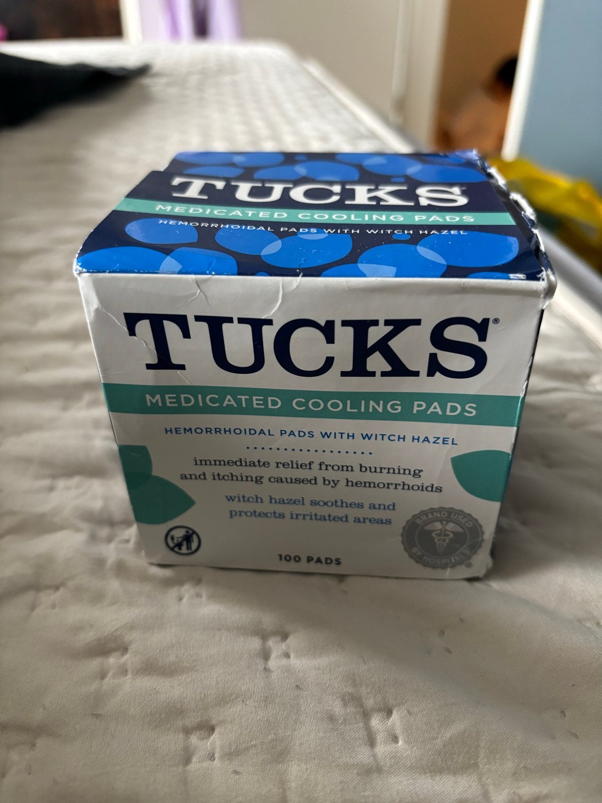 Tucks Medicated Cooling Pads - 100 stuks, Ophalen of Verzenden, Nieuw, Overige typen