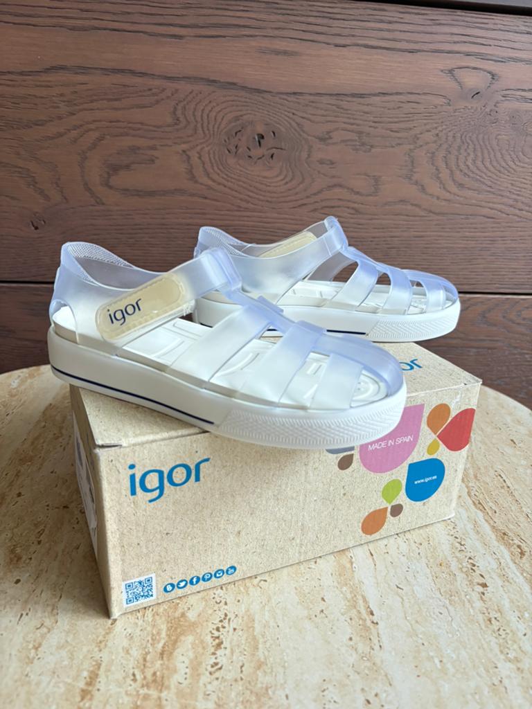 Igor sandalen 27 transparant kids nieuw, Ophalen of Verzenden, Nieuw, Meisje, Overige typen